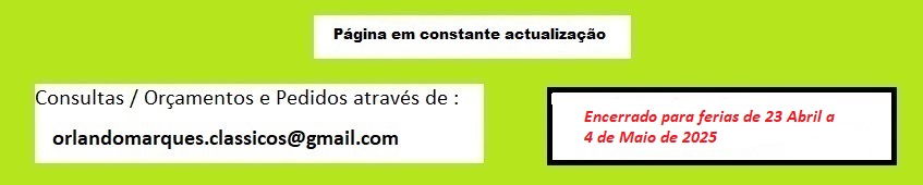 Automoveis carros classicos antigos peças novas
            originais de concorrencia mercado paralelo